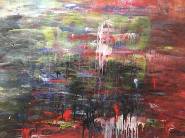Original Abstract Expressionism Abstract Paintings by Altin Furxhi
