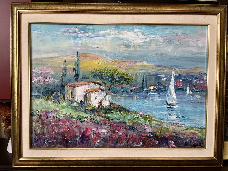 Original Landscape Painting by Altin Furxhi