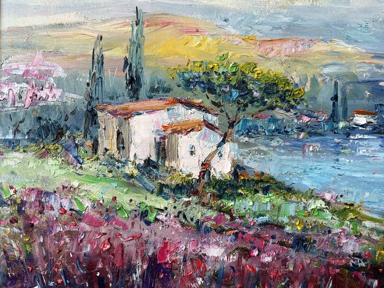 Original Landscape Painting by Altin Furxhi
