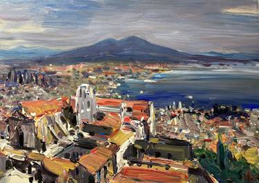 Original Expressionism Cities Paintings by Altin Furxhi