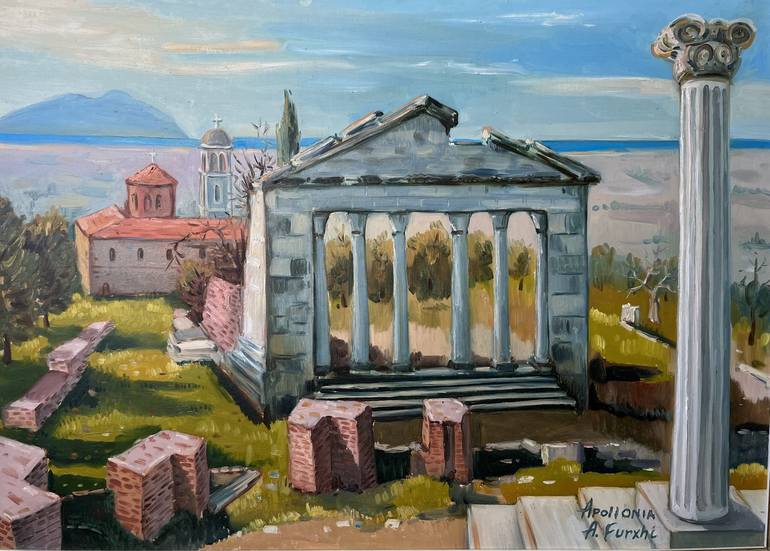 Print of Figurative Landscape Paintings by Altin Furxhi
