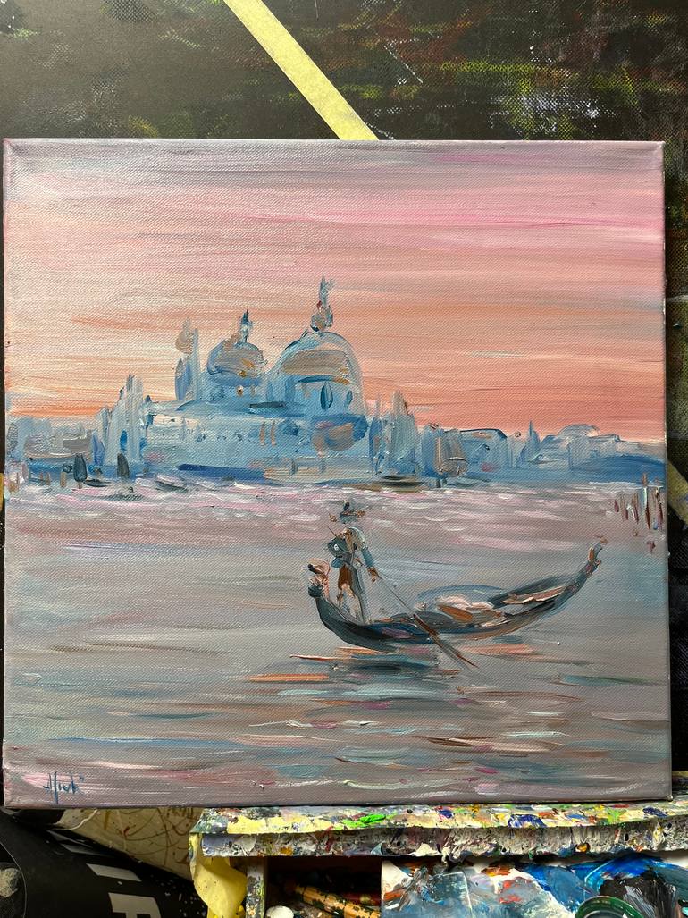 Original Contemporary Cities Painting by Altin Furxhi