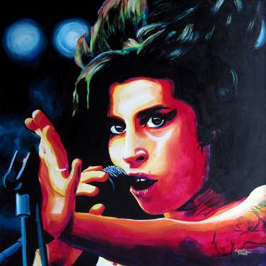 Original Expressionism Pop Culture/Celebrity Paintings by Samantha Turnbull