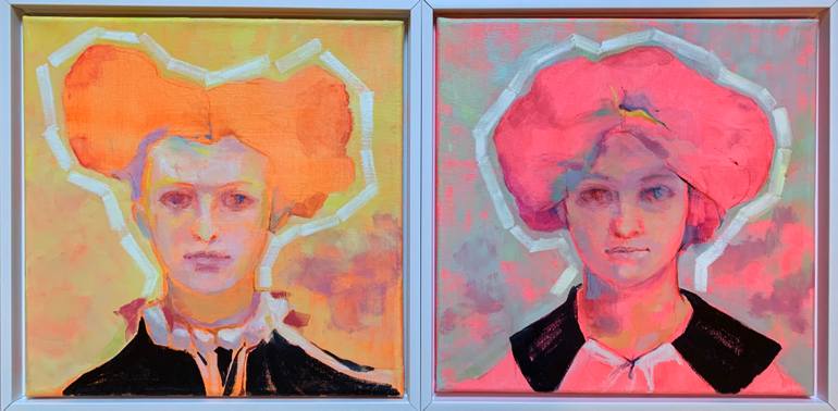 Original Portraiture People Painting by Hiromi Oikawa