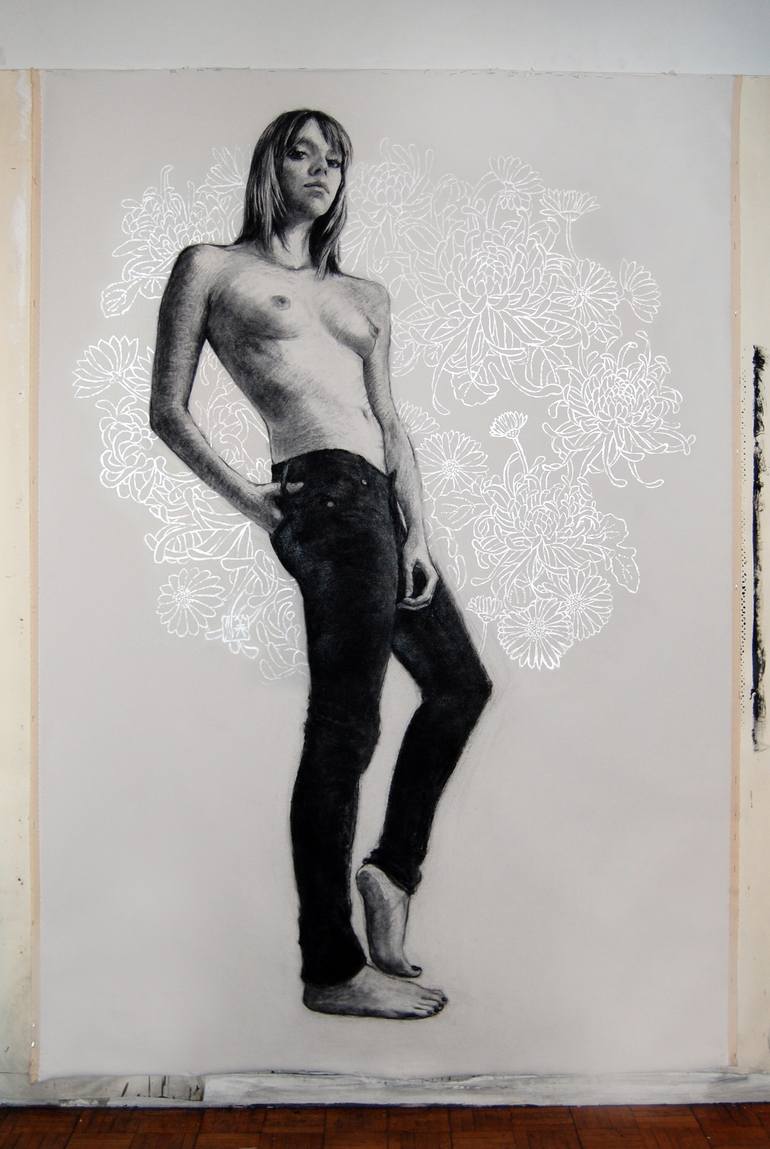 Original Figurative People Painting by Hiromi Oikawa