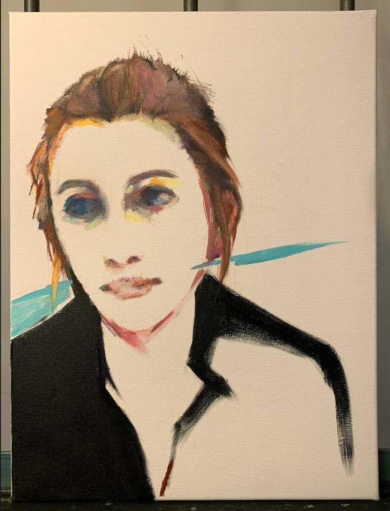 Portrait of E Painting by hiromi oikawa Saatchi Art