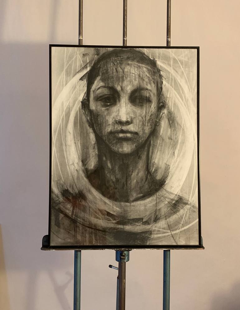 Original Figurative Politics Drawing by Hiromi Oikawa