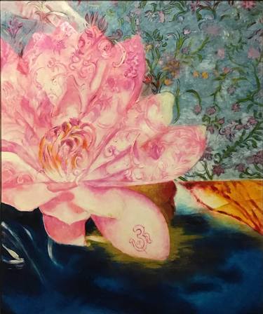 Original Painterly Abstraction Floral Paintings by Roma Mehta