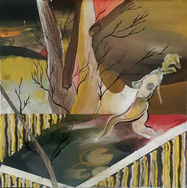 Saatchi Art Artist Marton Bende; Paintings, “Dance of the forest's demon” #art
