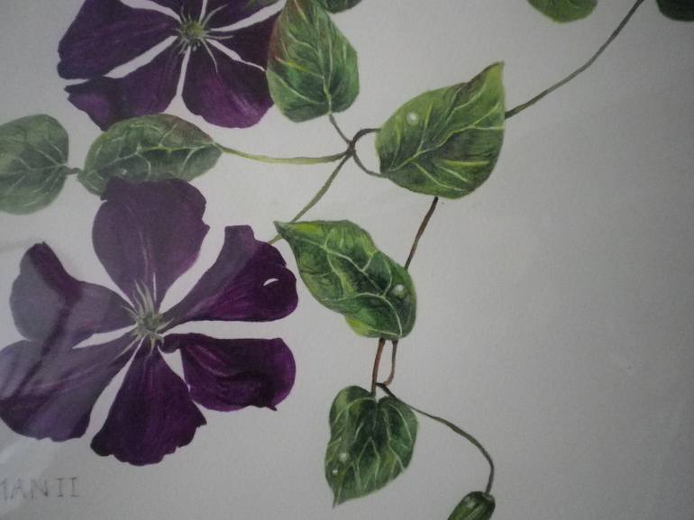 Original Fine Art Botanic Painting by Jane Galvin