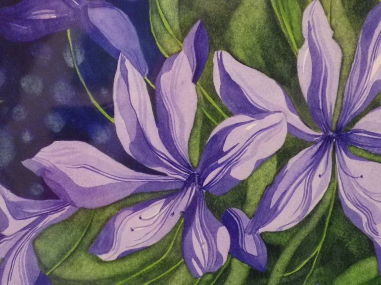 Original Fine Art Botanic Painting by Jane Galvin