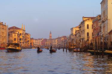 Venice Sunset - Grand Canal - Towards Rialto Bridge thumb