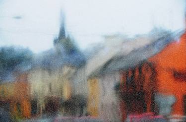 Rain. Carrick-on-Shannon. Impressionism - Limited Edition 20 of 20 thumb