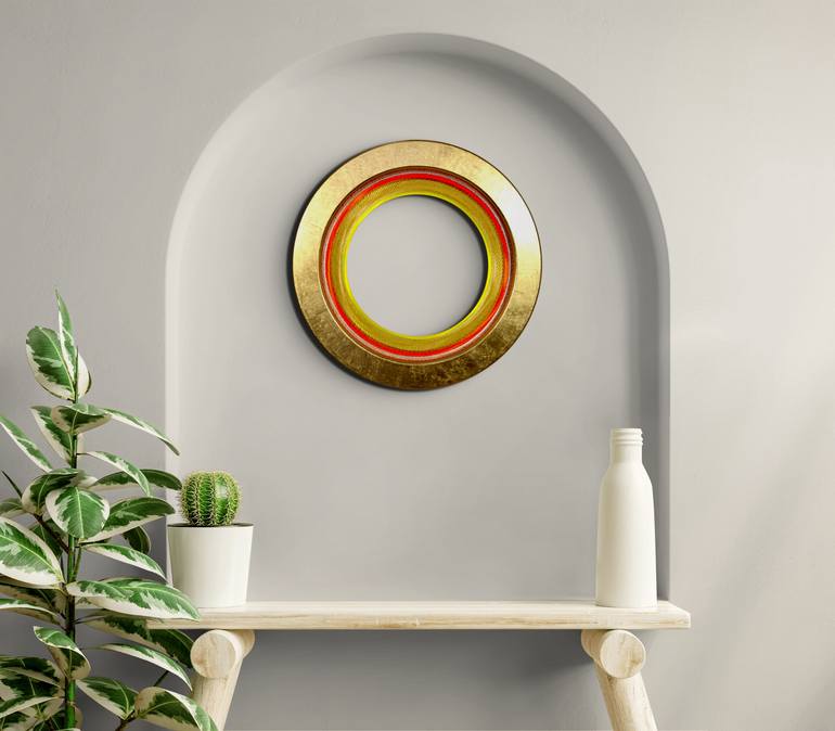 Original Abstract Geometric Installation by Julio Campos