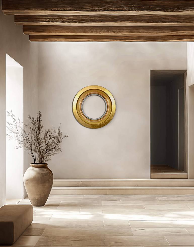 Original Contemporary Geometric Mixed Media by Julio Campos