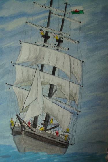 Print of Realism Boat Paintings by keith elwyn evans