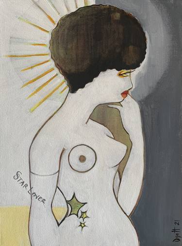 Original Abstract Women Paintings by David Dyett