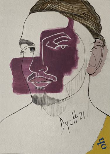 Original Abstract Portrait Paintings by David Dyett