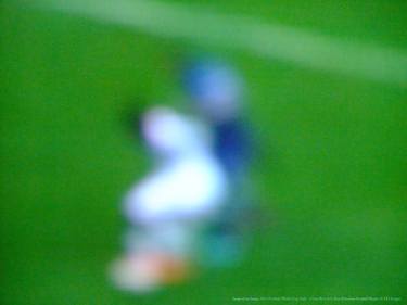 Image of an Image, 2014 Football World Cup, Italy - Costa Rica 0-1, Two Television Football Players thumb