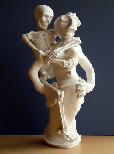 Original Surrealism Nude Sculpture by Peter Crush
