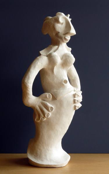 Original Surrealism Nude Sculpture by Peter Crush