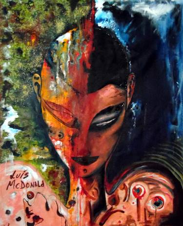 Original Abstract Expressionism Popular culture Paintings by Luis McDonald