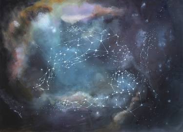 Print of Conceptual Outer Space Paintings by Marina Shkarupa