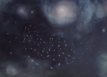 Print of Outer Space Paintings by Marina Shkarupa