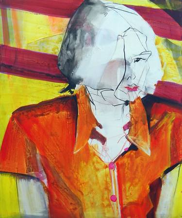 Original Figurative Women Paintings by Conny Verellen