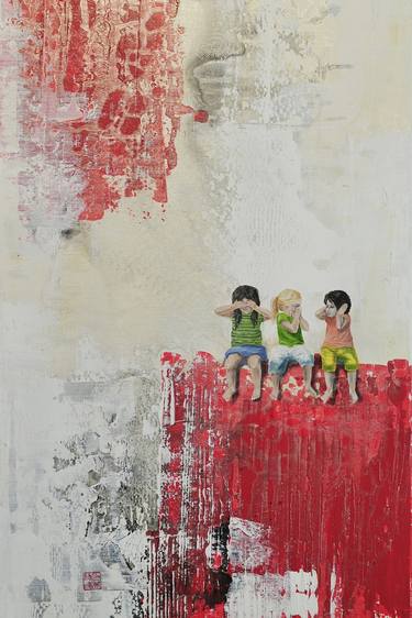 Print of Figurative Children Paintings by Ingo Leth