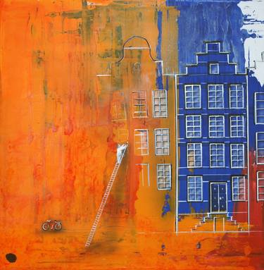 Print of Abstract Cities Paintings by Ingo Leth