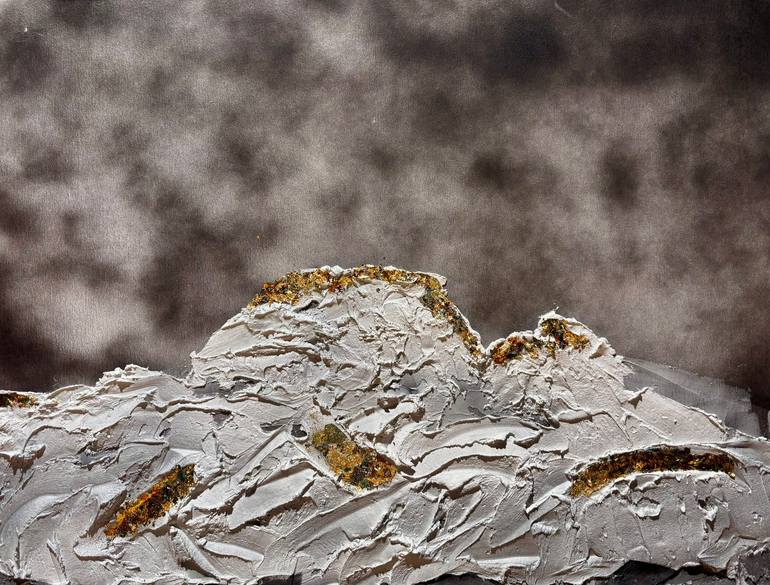 Original Landscape Painting by Emilia Gasienica-setlak | Abstract Expressionism Art on Canvas | The summit