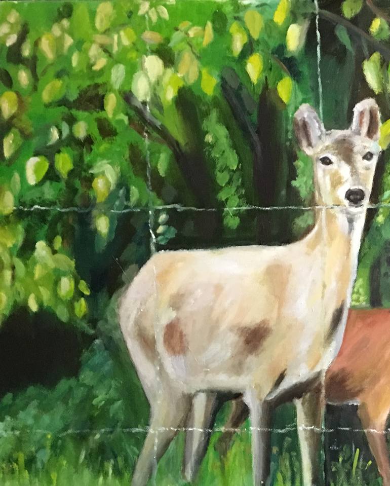 Original Realism Animal Painting by Priyamvada Khandekar