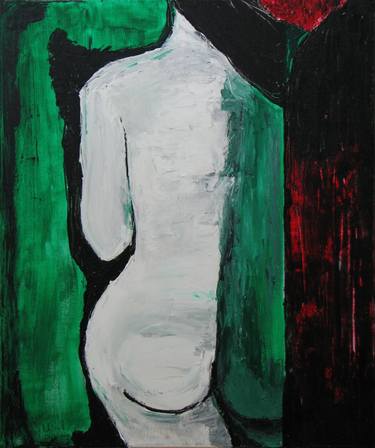 Print of Abstract Nude Paintings by Sunil Abraham
