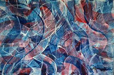 Original Abstract Painting by Jaime Nepomuceno