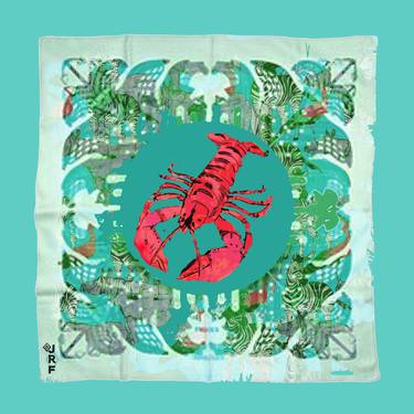 GREEN LOBSTER PRINT thumb