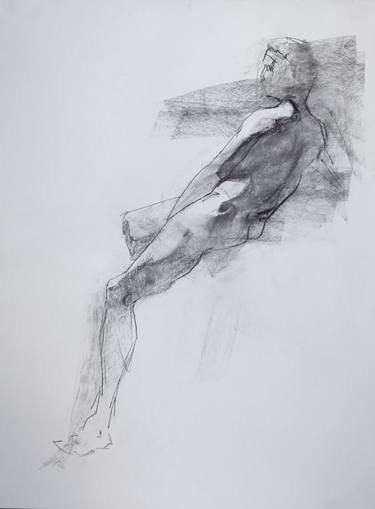Print of Figurative People Drawings by Fabrice Bourrelly