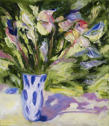 Original Expressionism Floral Paintings by Vladimir Kryloff