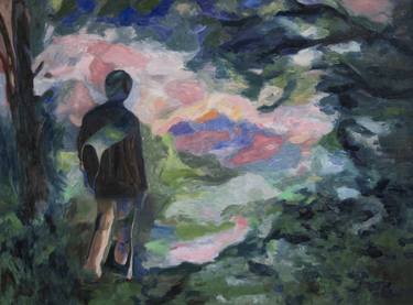 Original Expressionism Outer Space Paintings by Vladimir Kryloff