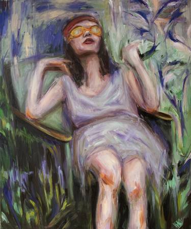 Original Abstract Expressionism Women Paintings by Vladimir Kryloff