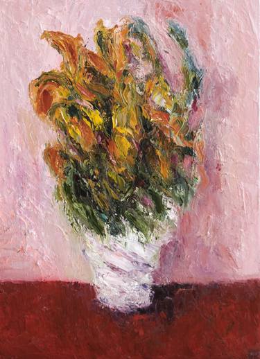 Original Expressionism Floral Paintings by Vladimir Kryloff