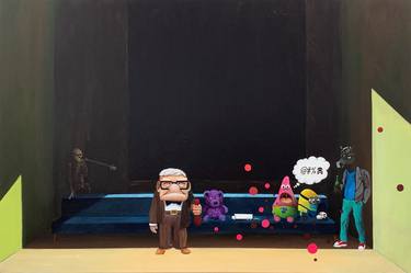 Original Pop Art Humor Paintings by Soren Nellemann