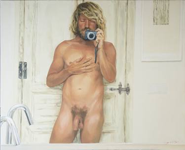 Original Figurative Men Paintings by Diego de los Reyes