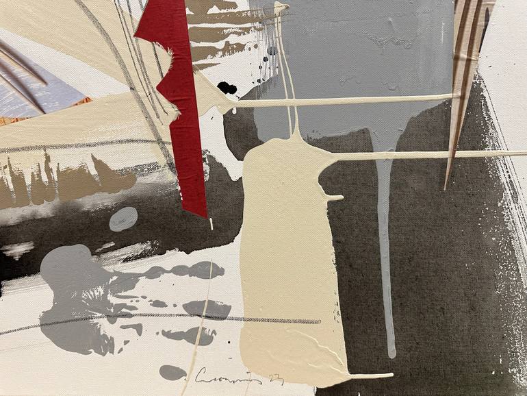 Original Abstract Painting by Ronaldo Encarnacion