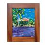 Parota wood frame