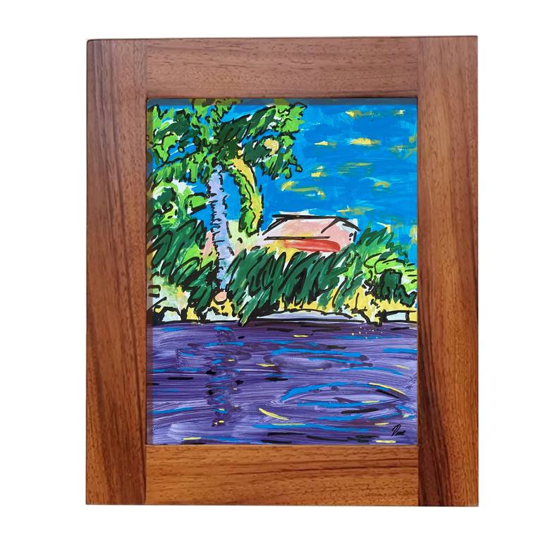 Original Abstract Expressionism Nature Painting by David Trowbridge