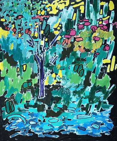 Original Abstract Expressionism Nature Paintings by David Trowbridge