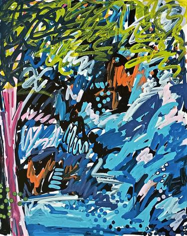 Original Abstract Expressionism Nature Paintings by David Trowbridge