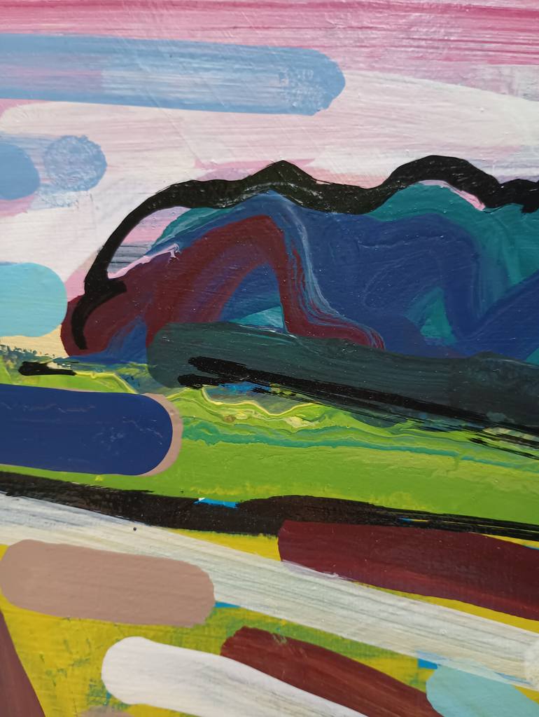 Original Abstract Expressionism Nature Painting by David Trowbridge