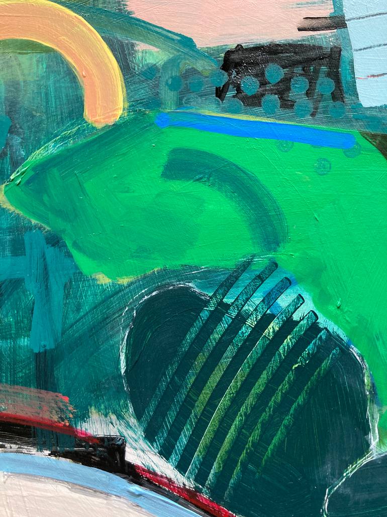 Original Abstract Expressionism Nature Painting by David Trowbridge